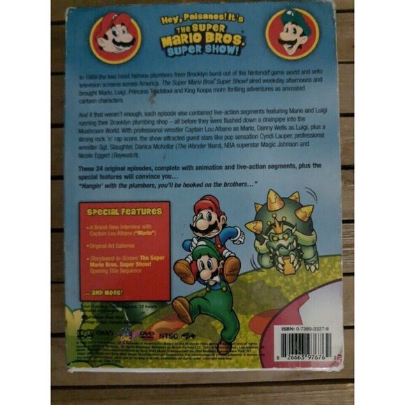 The Super Mario Bros Super Show Volume 1 4 Disc Boxed Set Shout Factory Complete - Picture 13 of 15